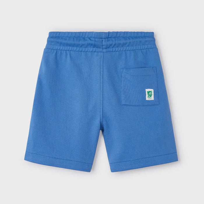 Mayoral boy's blue track shorts.