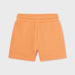 Reverse side of the Mayoral orange track shorts.
