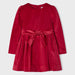 Mayoral red velvet dress - 04917.