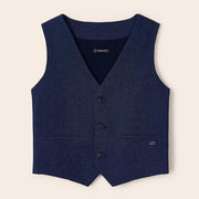 Mayoral boy's navy blue waistcoat - 03349.