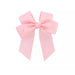 Girl's baby pink ribbon bow hair clip.