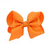 Girl's Ribbon Bow Clip - Orange