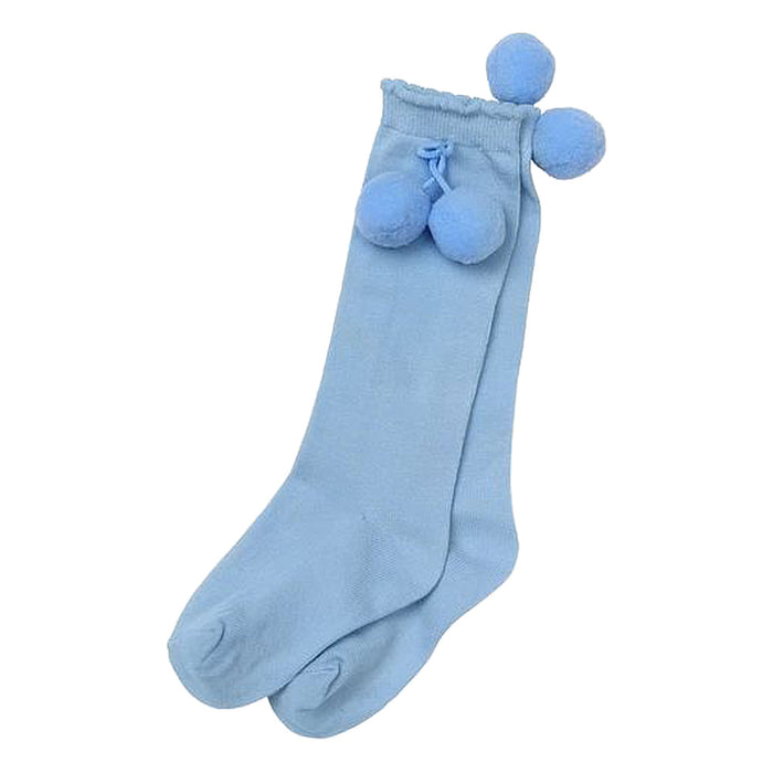 Tambino Baby Boy's Pom Pom Socks - Blue