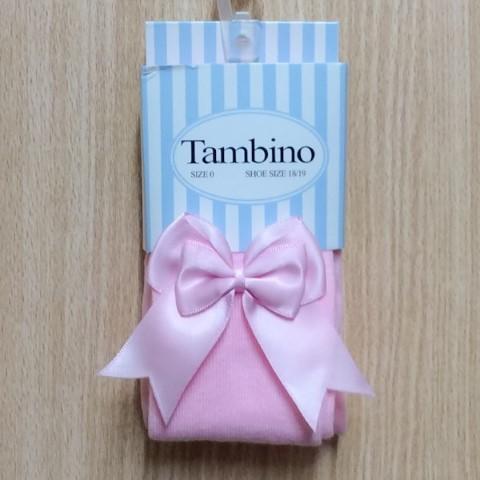 Tambino double bow tights - Pink