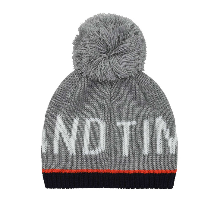 Reverse view of the Timberland Bobble Hat Navy - t01306
