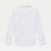 Reverse view of the Tommy Hilfiger Boy's Oxford Shirt - White.