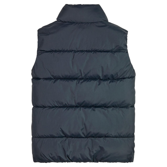 Back of the Tommy Hilfiger navy essential gilet.