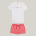Tommy Hilfiger pink essential shorts set - kg07894.