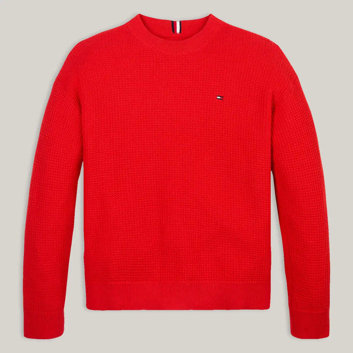 Tommy Hilfiger red essential sweater - kb08504.