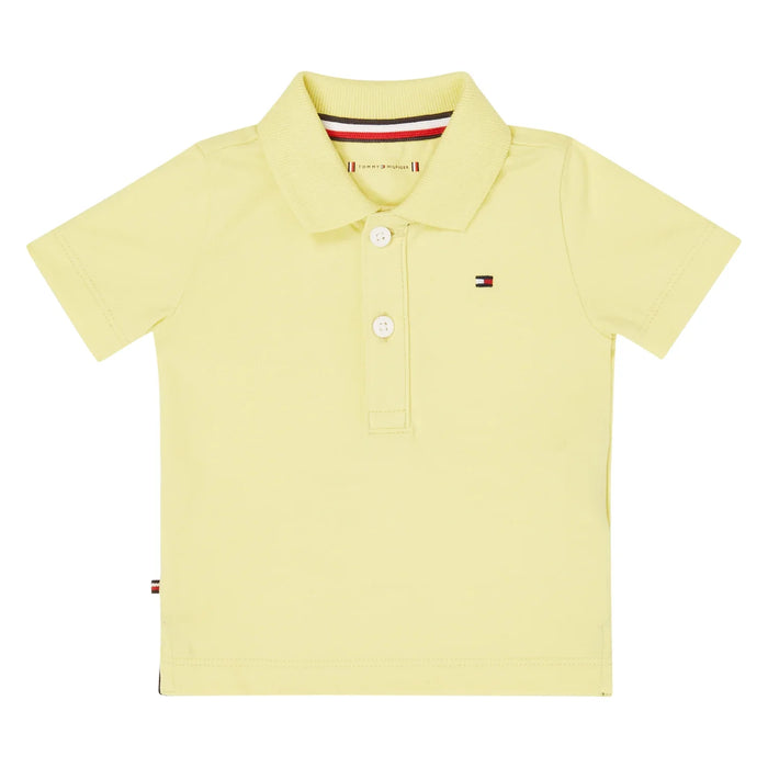 Tommy Hilfiger baby boy's yellow flag polo shirt - kn01763.
