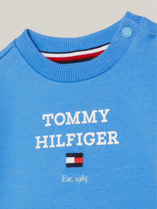 Closer look at the Tommy Hilfiger logo tracksuit.