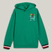 Tommy Hilfiger green monogram hoodie - kb08827.