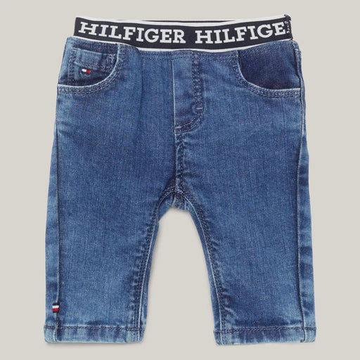 Tommy Hilfiger baby boy's blue monotype jeans - kn01744.