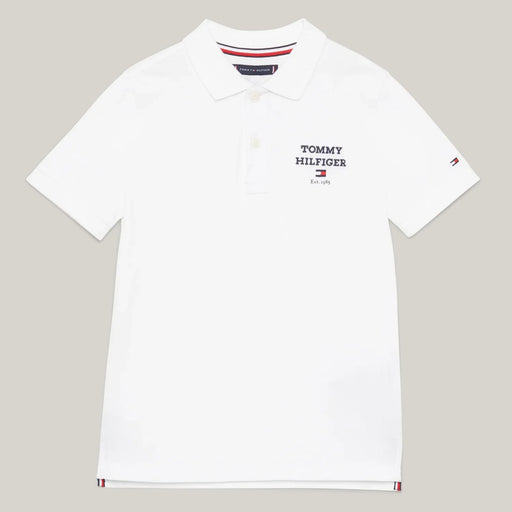 Tommy Hilfiger white polo shirt - kb08738.