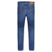 Reverse view of the Tommy Hilfiger dark wash scanton jeans.