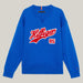 Tommy Hilfiger blue script logo sweatshirt - kb08724.