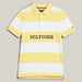Tommy Hilfiger yellow striped polo shirt - kb08856.