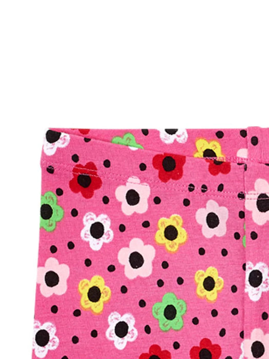 Tuc Tuc pink shorts with floral print. 