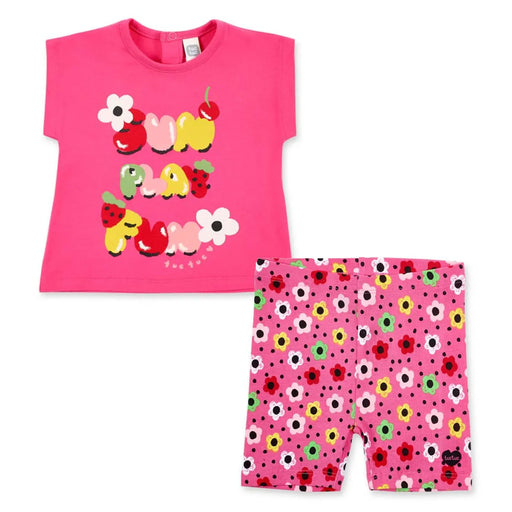 Tuc Tuc pink floral print shorts set - 11369882.
