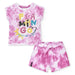 Tuc Tuc pink tie dye shorts set - 11367881.