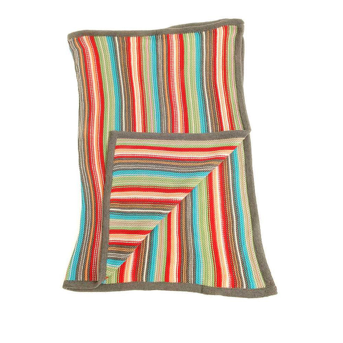 Ziggle Baby Blanket Colourful Stripes