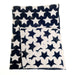 Ziggle Baby Blanket Navy & White Stars