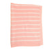Ziggle Baby Blanket Pink and White Stripes