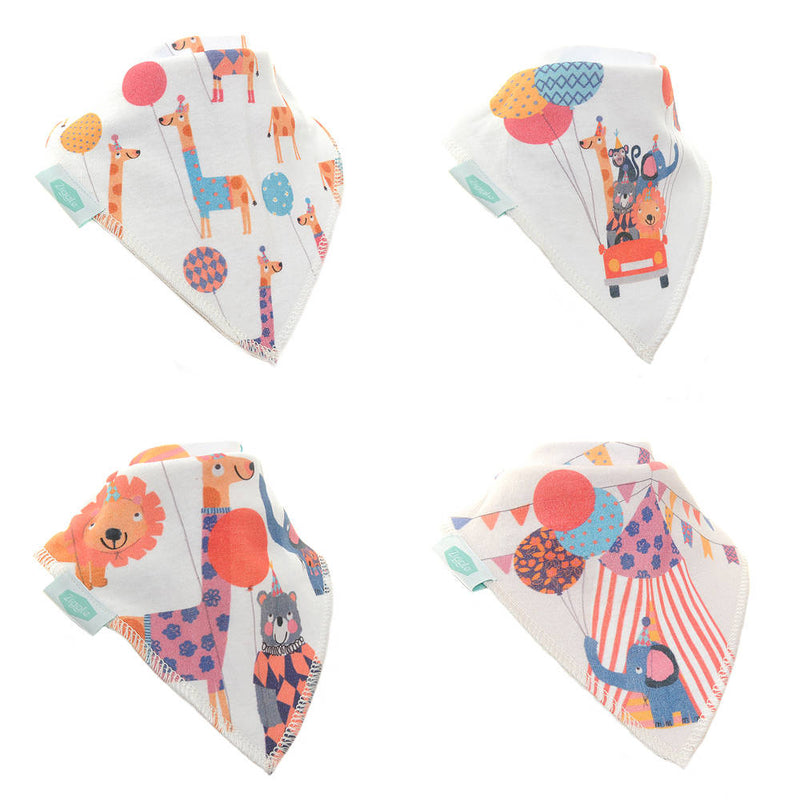 Ziggle Bandana Bib Big Day Out - Pack 4