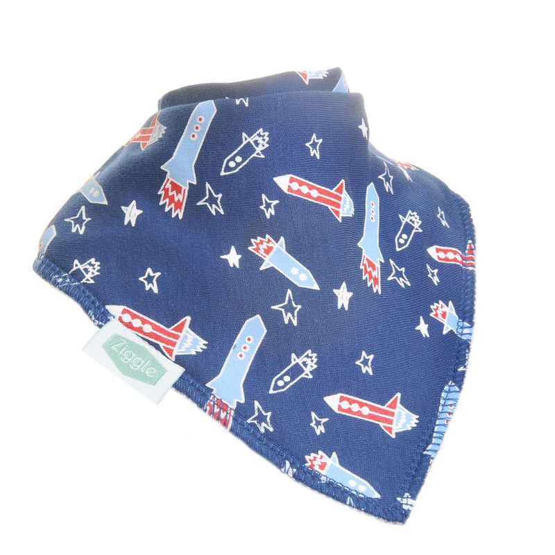 Ziggle Space Rockets Bib
