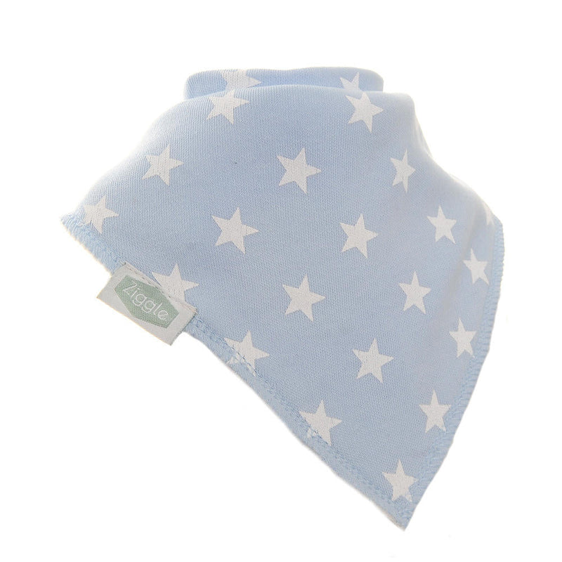 Ziggle Cuddly Blues Stars Bib