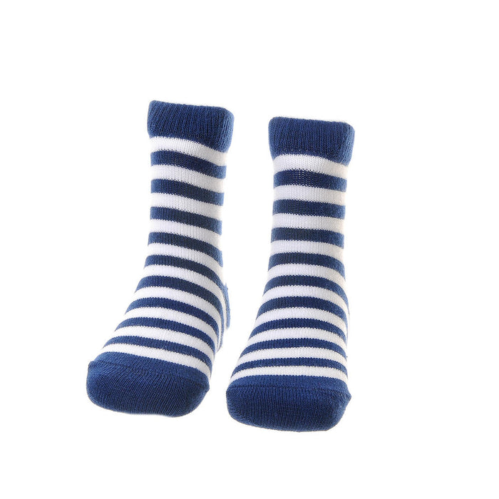 Ziggle Dinos & Stars Socks - Blue & White Stripes
