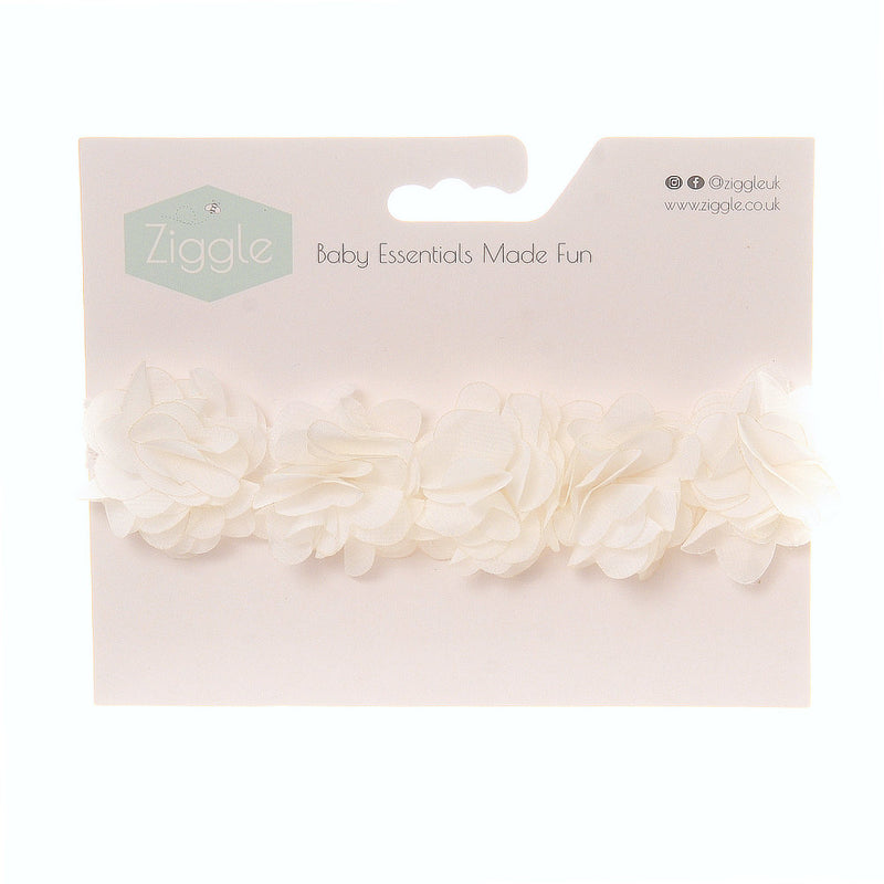 Ziggle Flowers & Lace Headband - bow0040