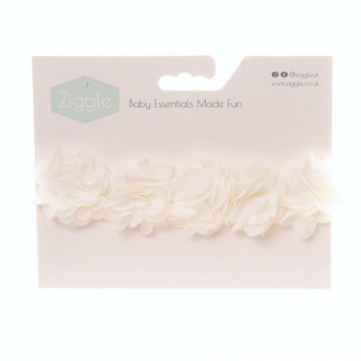 Ziggle Flowers & Lace Headband - bow0040