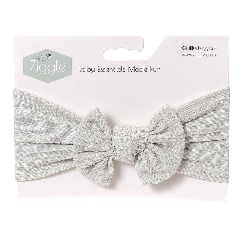 Ziggle Top Bow Headband - Sage