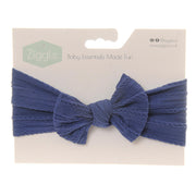 Ziggle Top Bow Headband - Navy