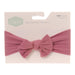 Ziggle raspberry pink top bow headband.